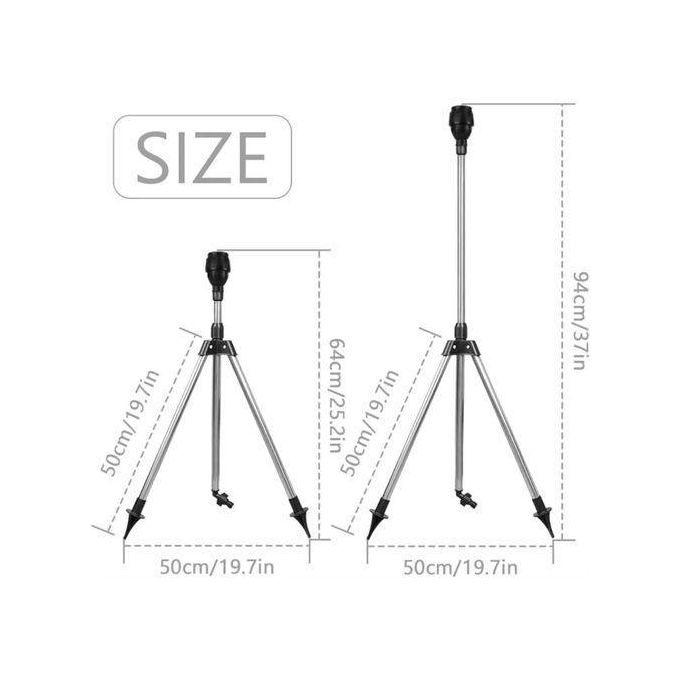 🛠️ 360° Garden Watering System Tripod Sprinkler