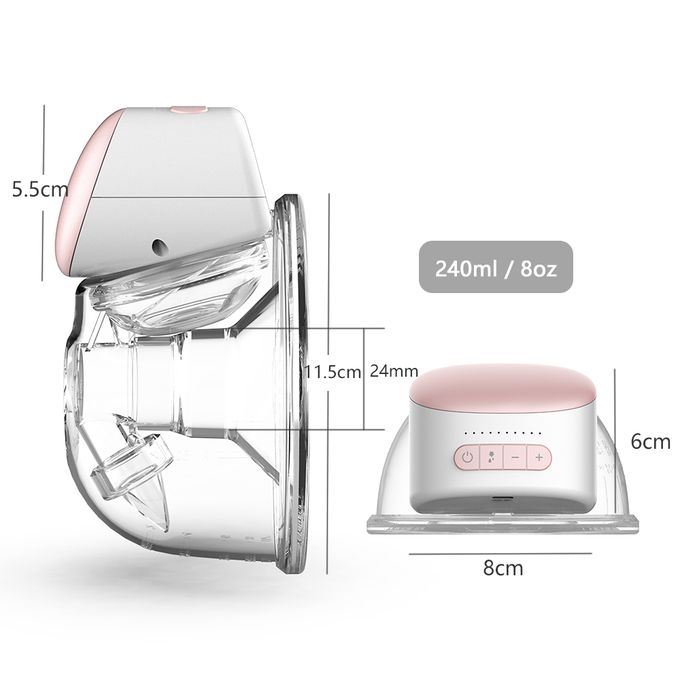 BB-P1 Wearable Electric Breast Pump | Hands-Free | Quiet | Portable | 240ml | 24mm Flange
