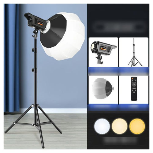 🎥 100W Professional Studio LED Video Light Kit – Complete Lighting Solution for Photography & Video Production