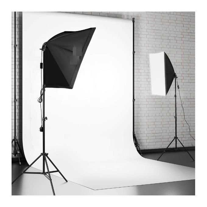 🎥 Professional Studio Softbox Lighting Kit (2 Pieces)