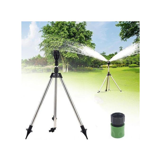🛠️ 360° Garden Watering System Tripod Sprinkler