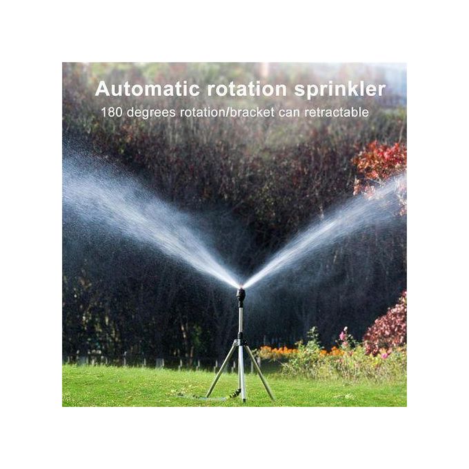 🛠️ 360° Garden Watering System Tripod Sprinkler