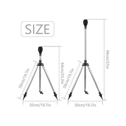 🛠️ 360° Garden Watering System Tripod Sprinkler