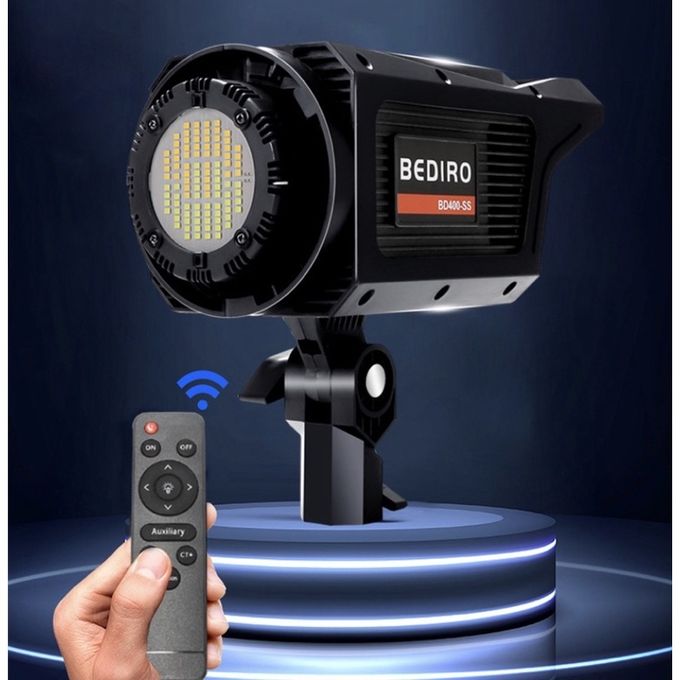 BEDIRO 400W Photo/Studio Video Light Kit – 3 Color Professional LED Light