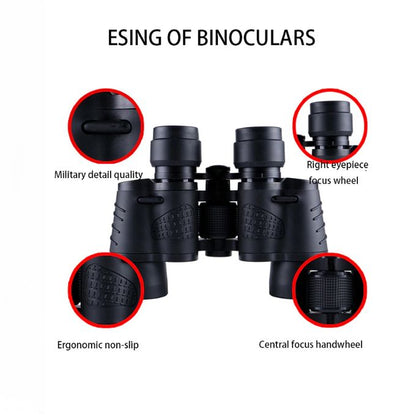 🔭 Professional 80x80 HD Long-Range Binoculars | Up to 15,000M Zoom | Night Vision | Tactical, Hunting, Birdwatching, Camping Gear