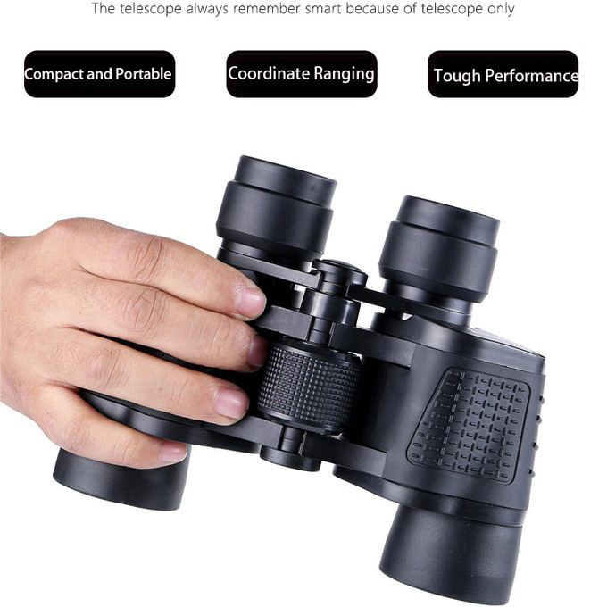 🔭 Professional 80x80 HD Long-Range Binoculars | Up to 15,000M Zoom | Night Vision | Tactical, Hunting, Birdwatching, Camping Gear