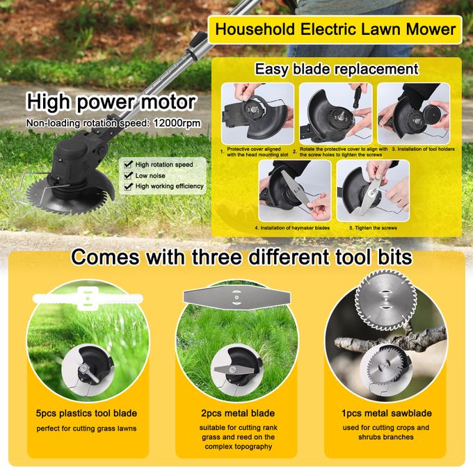 🔥 Premium Electric Grass Trimmer Kit – Ultimate Yard Care Solution 🔥