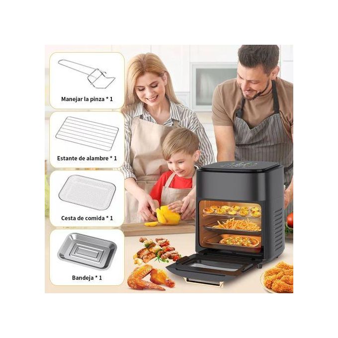 🔥 Premium 15L Smart Electric Air Fryer – 1400W | All-in-One Family Cooking Solution