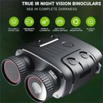 🔭 True IR Night Vision Binoculars – 1080p HD | Long Range Infrared Night Vision Goggles | Tactical, Hunting, Camping Gear