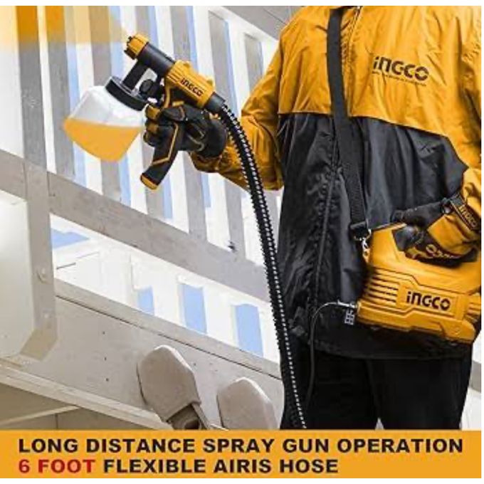 🎯 INGCO Electric HVLP Floor-Based Spray Gun - 800ml | High-Performance Precision Painting System