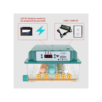 🐣 Intelligent Constant Temperature Egg Incubator – 16 Eggs