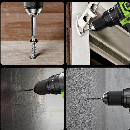 🛠️ KILIAN ETHAN 21V Cordless Impact Drill Screw Machine (10mm) with Complete Tool Kit