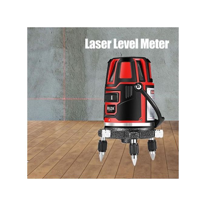 🎯 HILDA 360° Rotary Laser Level – 5 Laser Lines & 6 Points