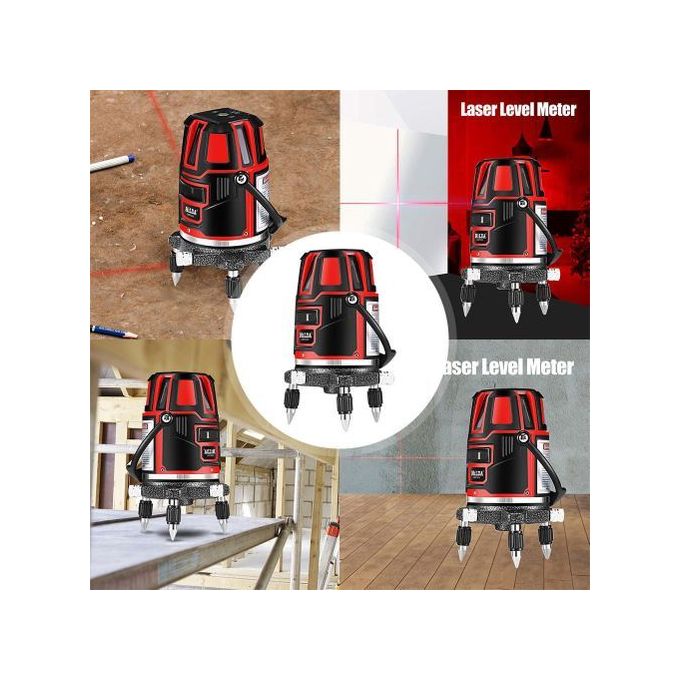 🎯 HILDA 360° Rotary Laser Level – 5 Laser Lines & 6 Points