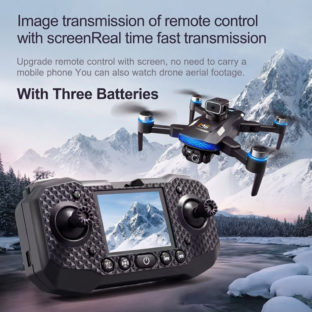 🚀 M6 8K Drone (With 3 Batteries) – Fly Smarter. Shoot Better. Dominate the Sky