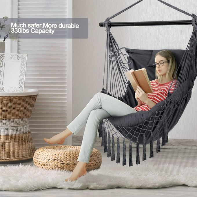 🖤 THE ULTIMATE LUXURY HANGING HAMMOCK CHAIR