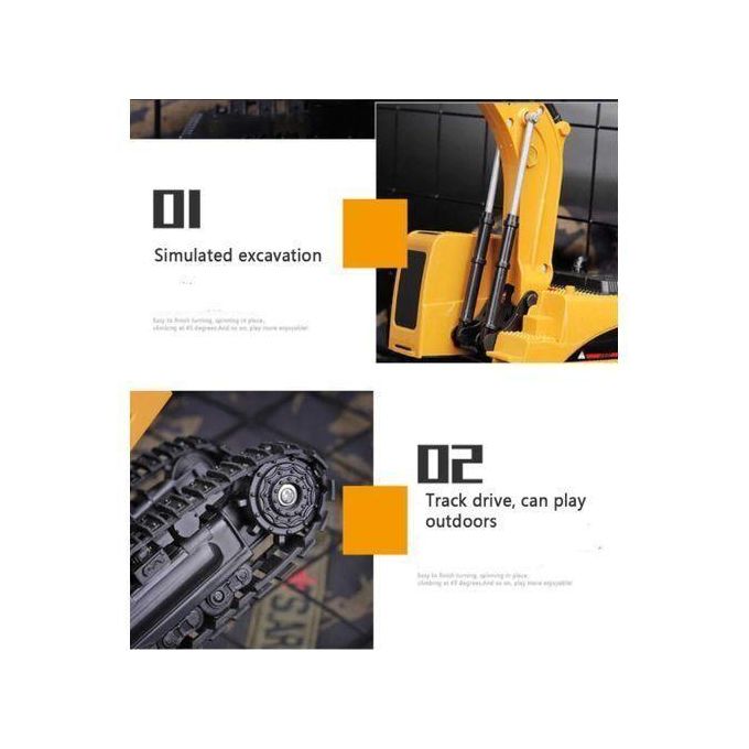 🚜 Remote Control Excavator for Children