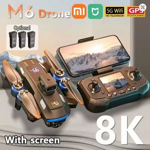 🚀 M6 Drone 8K Ultra HD 5G WIFI Camera – Elite Aerial Power at Your Fingertips