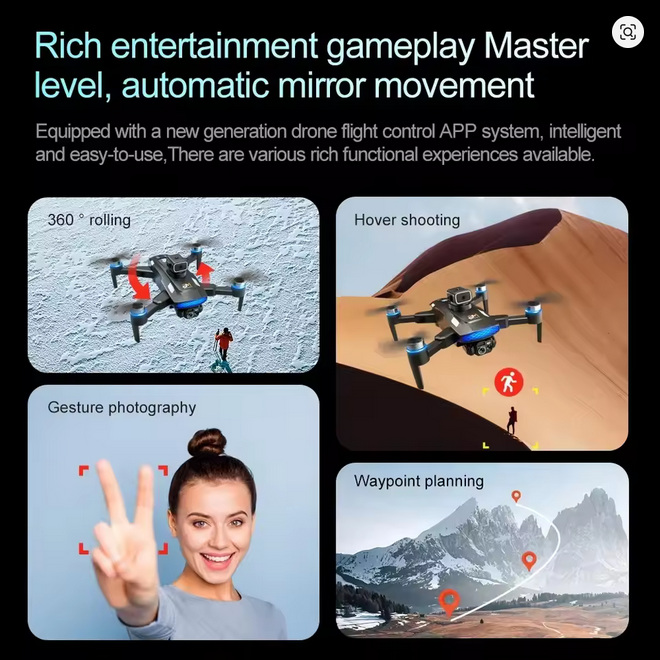 🚀 M6 Drone 8K Ultra HD 5G WIFI Camera – Elite Aerial Power at Your Fingertips