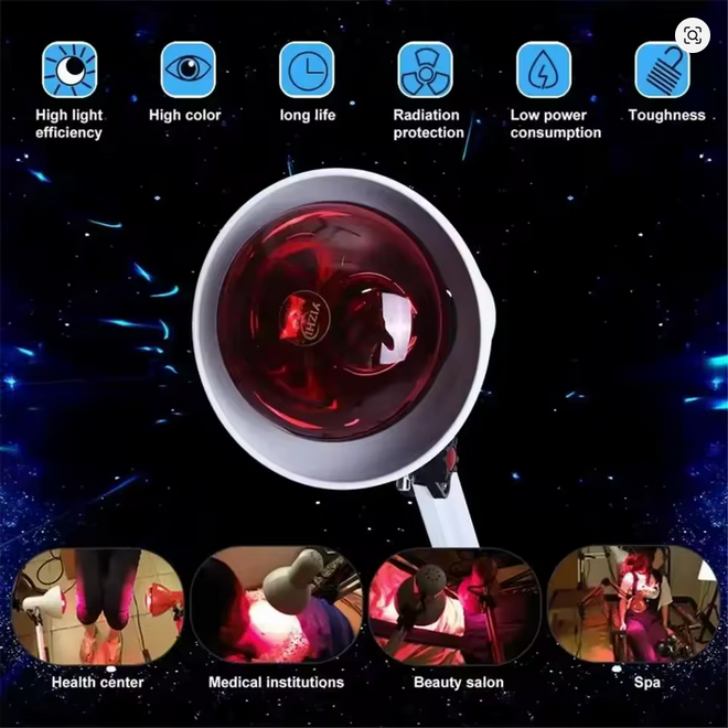 🔥 Infrared Massage Heating Therapy Lamp – Professional Grade Pain Relief