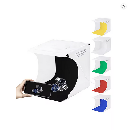 📷 Professional Photo Light Box for Product Photography | 6 Colored Backdrops Included | Portable LED Light Tent