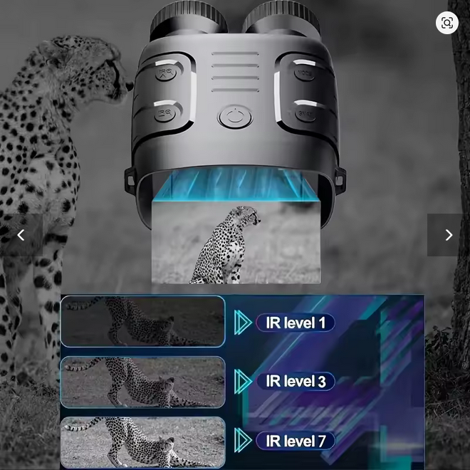 🔭 True IR Night Vision Binoculars – 1080p HD | Long Range Infrared Night Vision Goggles | Tactical, Hunting, Camping Gear