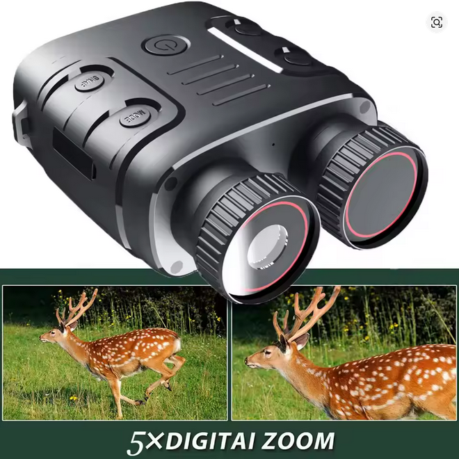 🔭 True IR Night Vision Binoculars – 1080p HD | Long Range Infrared Night Vision Goggles | Tactical, Hunting, Camping Gear