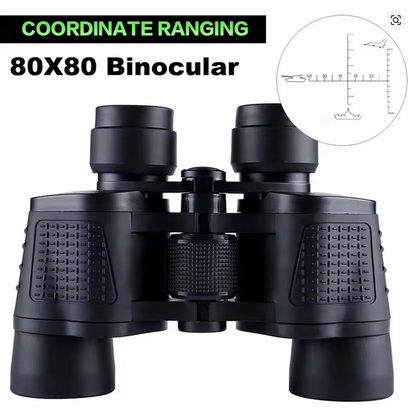 🔭 Professional 80x80 HD Long-Range Binoculars | Up to 15,000M Zoom | Night Vision | Tactical, Hunting, Birdwatching, Camping Gear