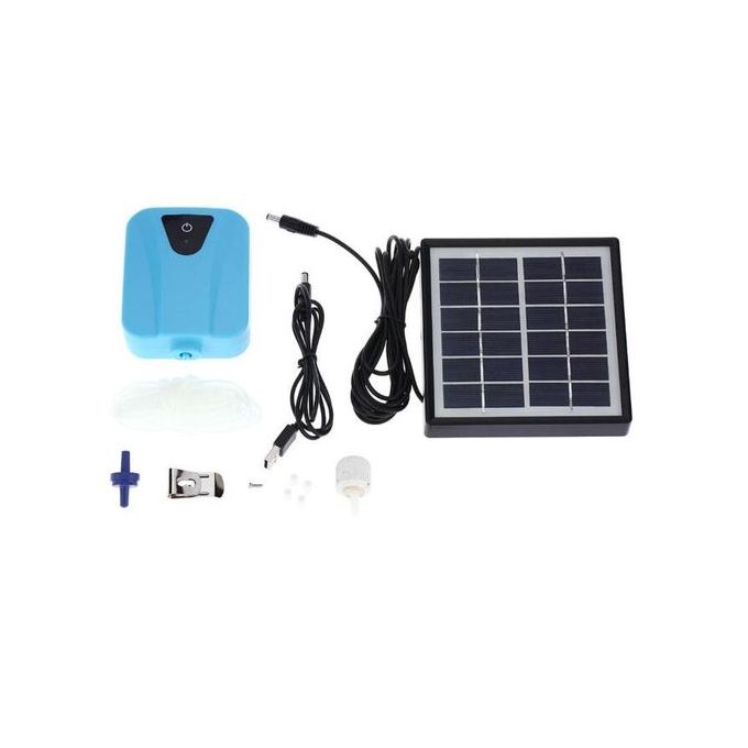 🌞 Solar Powered DC Charging Oxygenator – Premium Water Oxygen Pump, Pond Aerator & Aquarium Air Pump